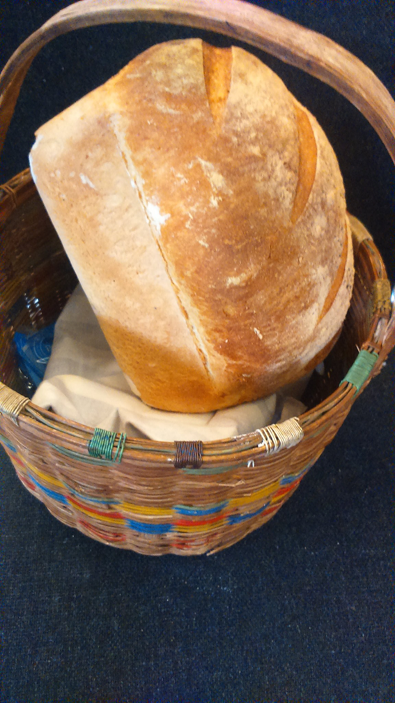 loaf in a basket to take home